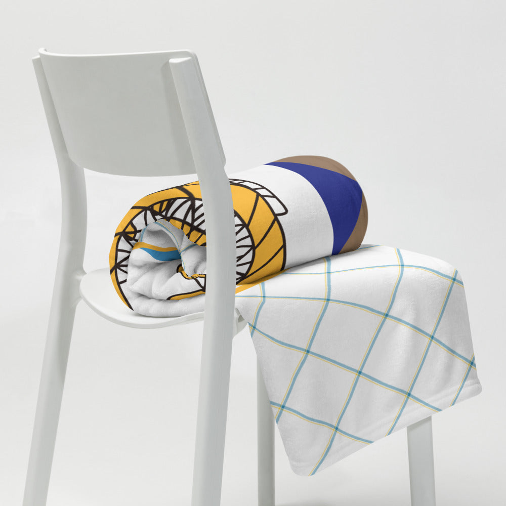 USS Kitty Hawk (CV-63) Ship's Crest Throw Blanket