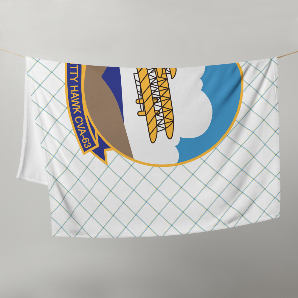 USS Kitty Hawk (CVA-63) Throw Blanket – 50x60