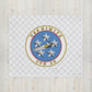 USS Nimitz (CVN-68) Ship's Crest Throw Blanket
