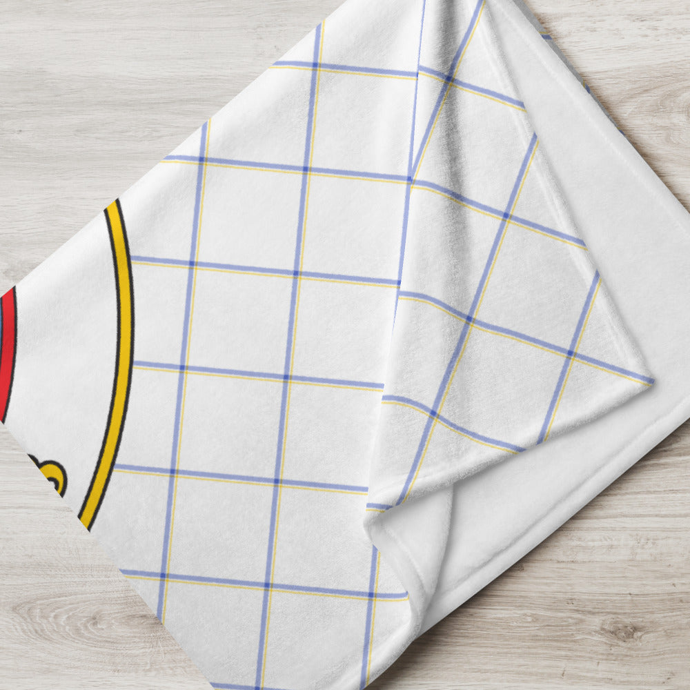 USS Nimitz (CVN-68) Ship's Crest Throw Blanket