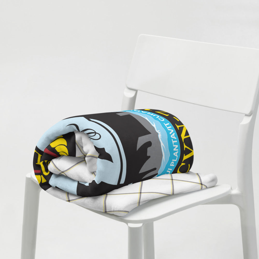 USS Theodore Roosevelt (CVN-71) Ship's Crest Throw Blanket