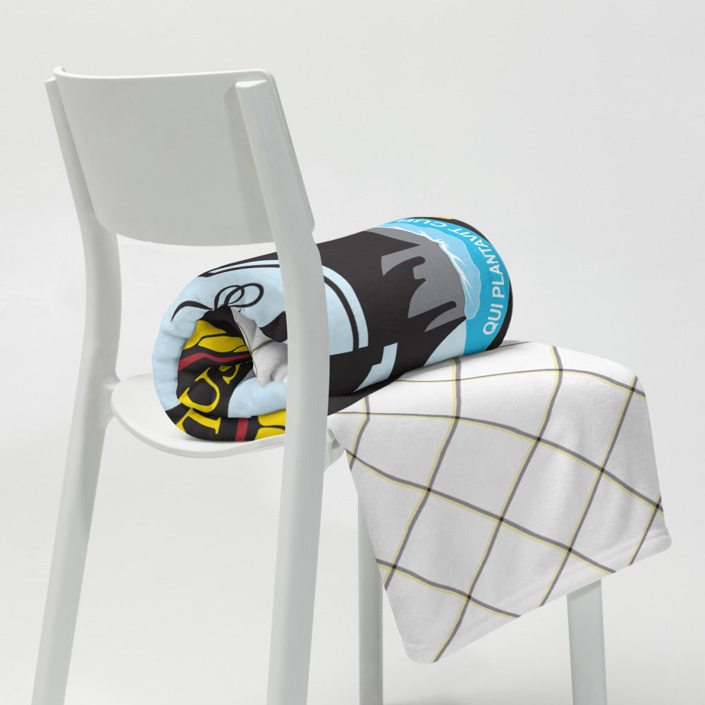 USS Theodore Roosevelt (CVN-71) Ship's Crest Throw Blanket