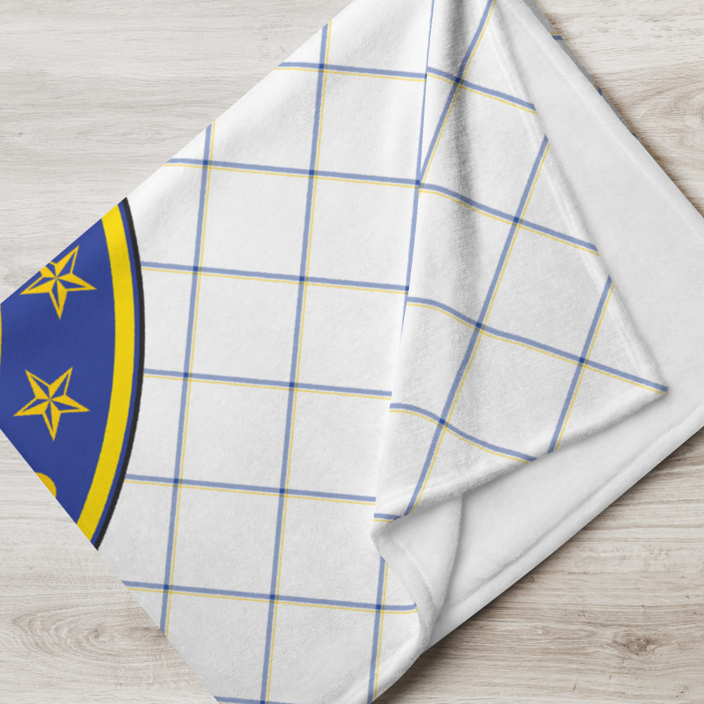 USS Harry S. Truman (CVN-75) Ship's Crest Throw Blanket – 50x60