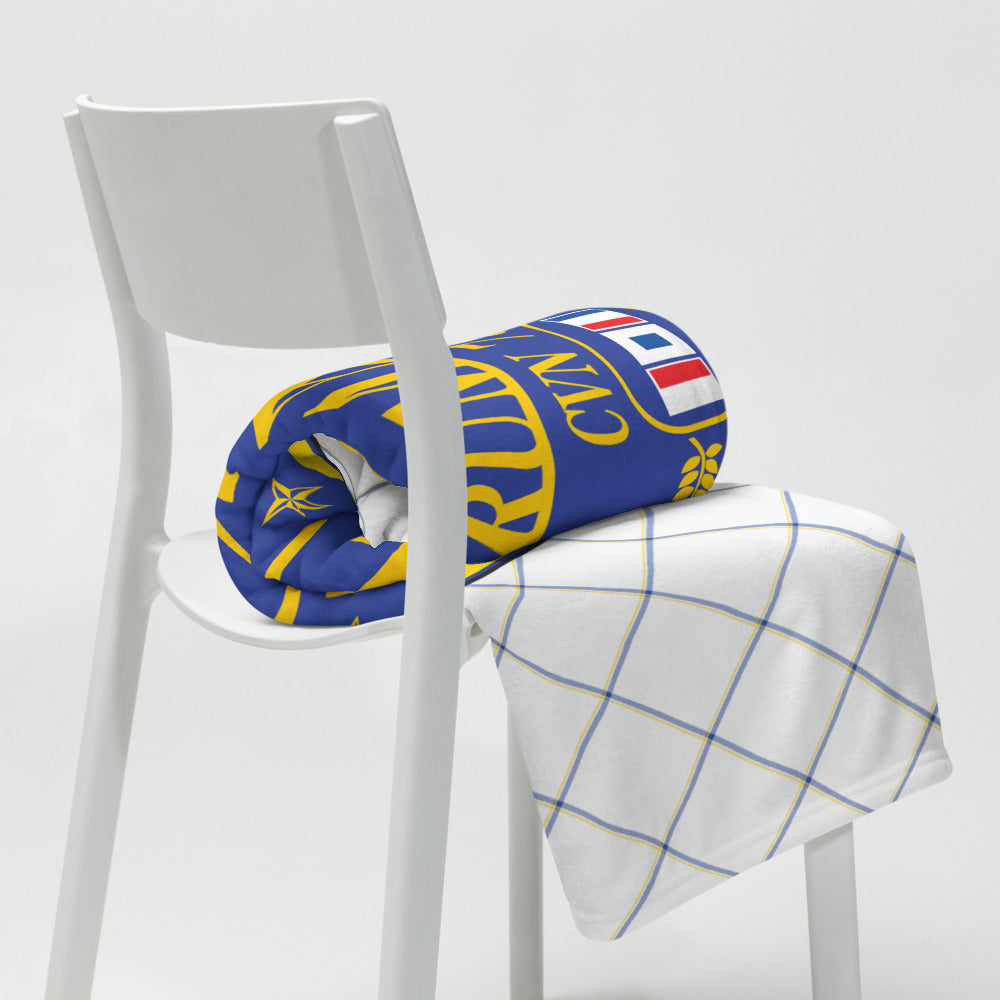 USS Harry S. Truman (CVN-75) Ship's Crest Throw Blanket