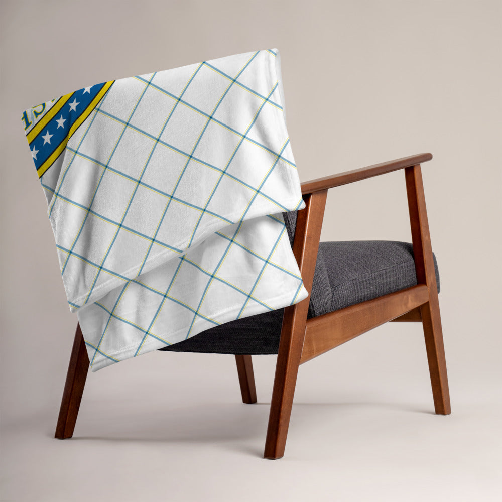 USS George H.W. Bush (CVN-77) Ship's Crest Throw Blanket