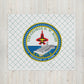 USS George H.W. Bush (CVN-77) Ship's Crest Throw Blanket – 50x60