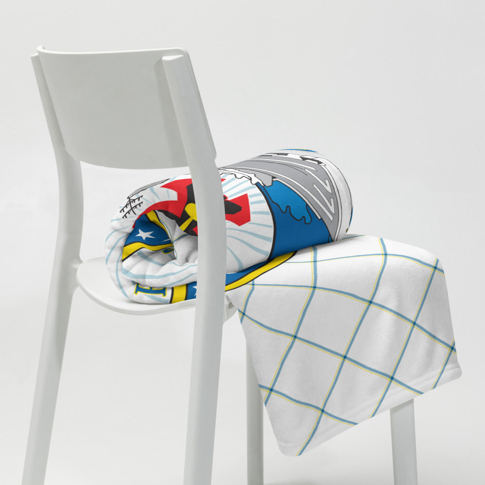 USS George H.W. Bush (CVN-77) Ship's Crest Throw Blanket