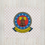USS Independence (CVA/CV-62) Ship's Crest Throw Blanket – 50x60