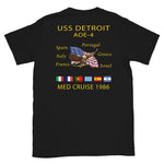 USS Detroit (AOE-4) 1986 Cruise Shirt – black