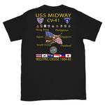 USS Midway (CV-41) 1984-85 Cruise Shirt – black