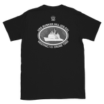 USS Bunker Hill (CG-52) 1992 Deployment Short-Sleeve T-Shirt – back view, black