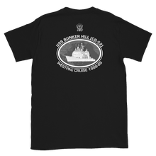 Load image into Gallery viewer, USS Bunker Hill (CG-52) 1988-89 Deployment Short-Sleeve T-Shirt