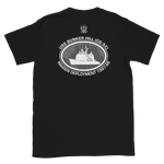 USS Bunker Hill (CG-52) 1987-88 Deployment Short-Sleeve T-Shirt – back view, black
