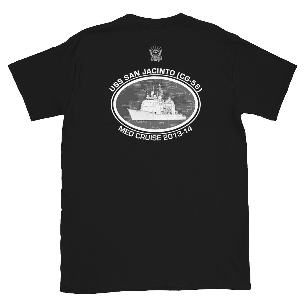 USS San Jacinto (CG-56) 2013-14 Deployment Short-Sleeve T-Shirt