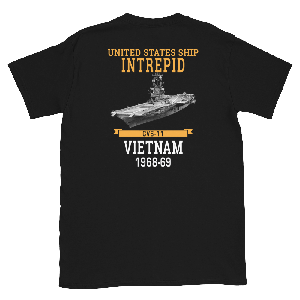 USS Intrepid (CVS-11) 1968-69 Vietnam Short-Sleeve T-Shirt