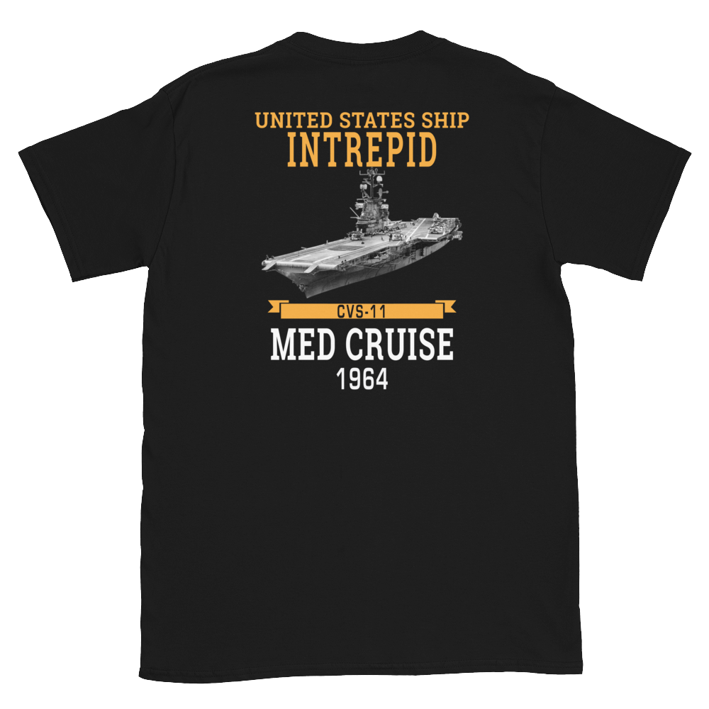 USS Intrepid (CVS-11) 1964 MED Short-Sleeve T-Shirt