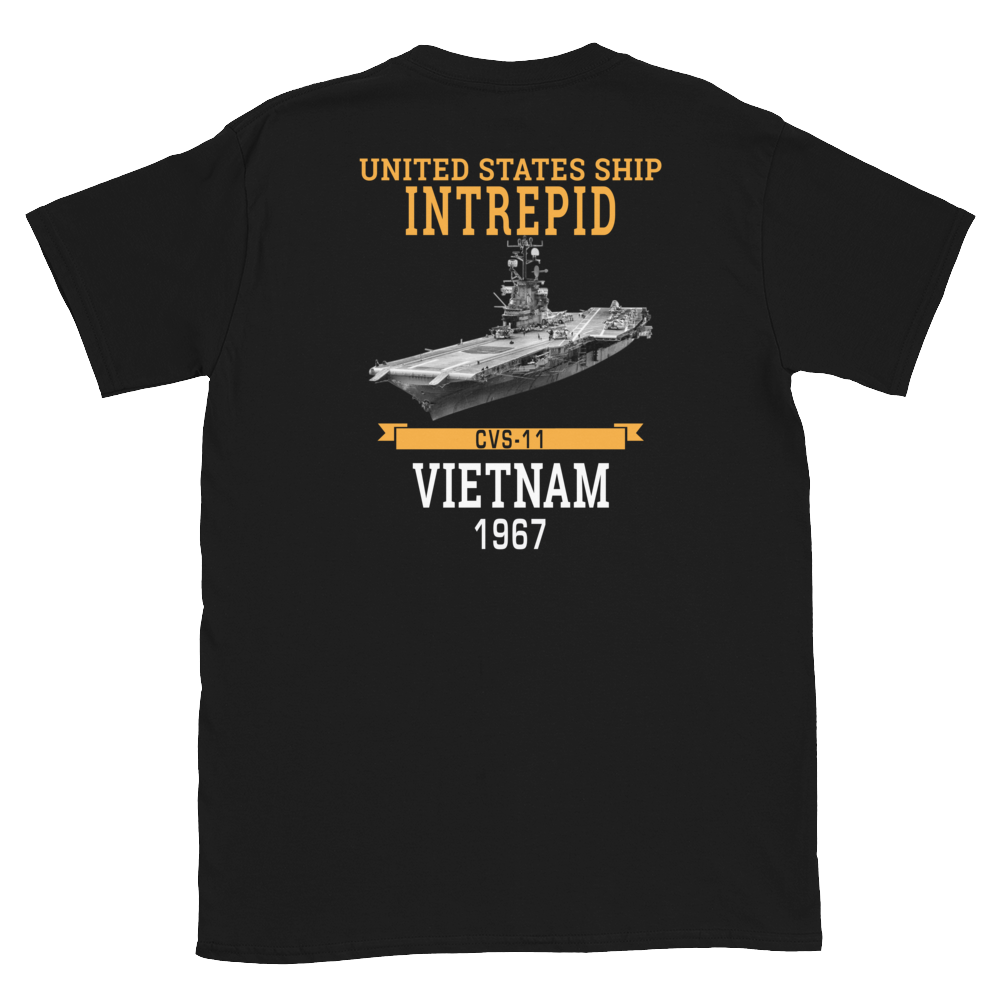 USS Intrepid (CVS-11) 1967 Vietnam Short-Sleeve T-Shirt