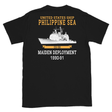 Load image into Gallery viewer, USS Philippine Sea (CG-58) 1990-91 Short-Sleeve Unisex T-Shirt