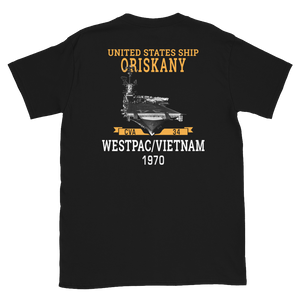 USS Oriskany (CVA-34) 1970 WESTPAC/VIETNAM Short-Sleeve Unisex T-Shirt