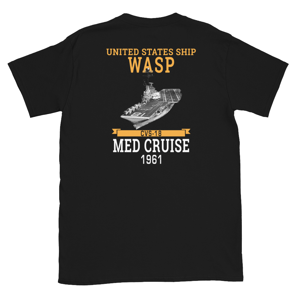 USS Wasp (CVS-18) 1961 MED Short-Sleeve Unisex T-Shirt