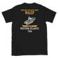 USS Wasp (CVS-18) 1966 W. ATLANTIC Short-Sleeve Unisex T-Shirt – back view, black