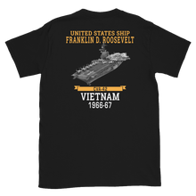 Load image into Gallery viewer, USS Franklin D. Roosevelt (CVA-42) 1966-67 VIETNAM T-Shirt