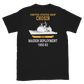 USS Chosin (CG-65) 1992-93 Maiden Deployment Short-Sleeve Unisex T-Shirt – back view, black