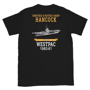 USS Hancock (CVA-19) 1960-61 WESTPAC Short-Sleeve Unisex T-Shirt