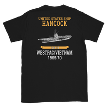 Load image into Gallery viewer, USS Hancock (CVA-19) 1969-70 WESTPAC/VIETNAM Short-Sleeve Unisex T-Shirt