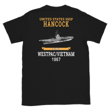 Load image into Gallery viewer, USS Hancock (CVA-19) 1967 WESTPAC/VIETNAM Short-Sleeve Unisex T-Shirt