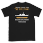 USS The Sullivans (DDG-68) 1999-2000 MAIDEN DEPLOYMENT Short-Sleeve Unisex T-Shirt – back view, black