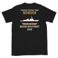 USS Momsen (DDG-92) 2006 MAIDEN DEPLOYMENT Short-Sleeve Unisex T-Shirt – back view, black