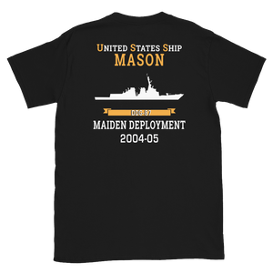 USS Mason (DDG-87) 2004-05 MAIDEN DEPLOYMENT Short-Sleeve Unisex T-Shirt