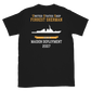 USS Forrest Sherman (DDG-98) 2007 MAIDEN DEPLOYMENT Short-Sleeve Unisex T-Shirt – back view, black