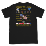 USS Constellation (CV-64) 1999 Cruise Shirt – back view, black