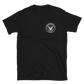 USS Bunker Hill (CG-52) 1992 Deployment Short-Sleeve T-Shirt – front view, black