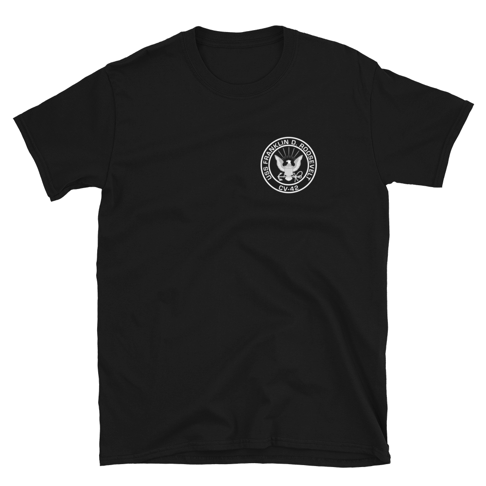 USS Franklin D. Roosevelt (CV-42) 1976-77 MED CRUISE T-Shirt