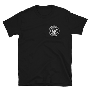 USS Shoup (DDG-86) 2004-05 MAIDEN DEPLOYMENT Short-Sleeve Unisex T-Shirt – front view, black