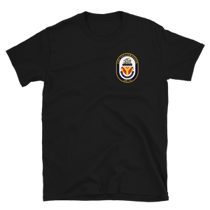 USS Yellowstone (AD-41) 1990-91 ODS/S Cruise Shirt – front view, black