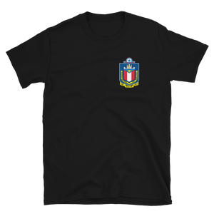 USS Austin (LPD-4) 2002-03 Cruise Shirt – front view, black