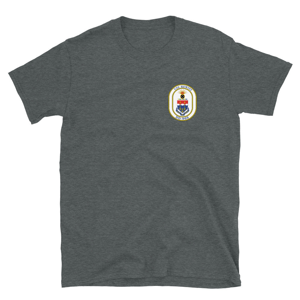 USS Hewitt (DD-966) 1989-90 Cruise Shirt – heather
