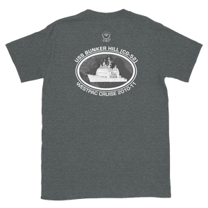 USS Bunker Hill (CG-52) 2010-11 Deployment Short-Sleeve T-Shirt