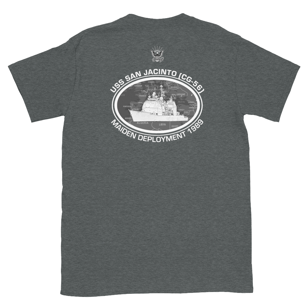 USS San Jacinto (CG-56) 1989 Deployment Short-Sleeve T-Shirt