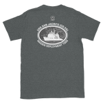 USS San Jacinto (CG-56) 1989 Deployment Short-Sleeve T-Shirt – back view, heather