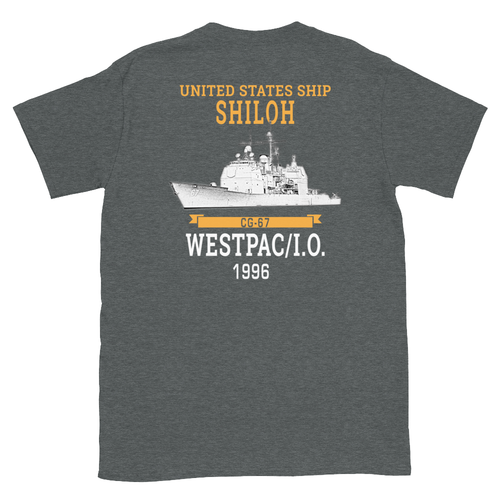 USS Shiloh (CG-67) 1996 WESTPAC/IO Short-Sleeve T-Shirt