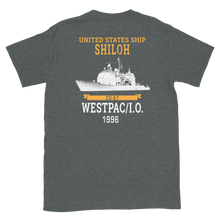 Load image into Gallery viewer, USS Shiloh (CG-67) 1996 WESTPAC/IO Short-Sleeve T-Shirt