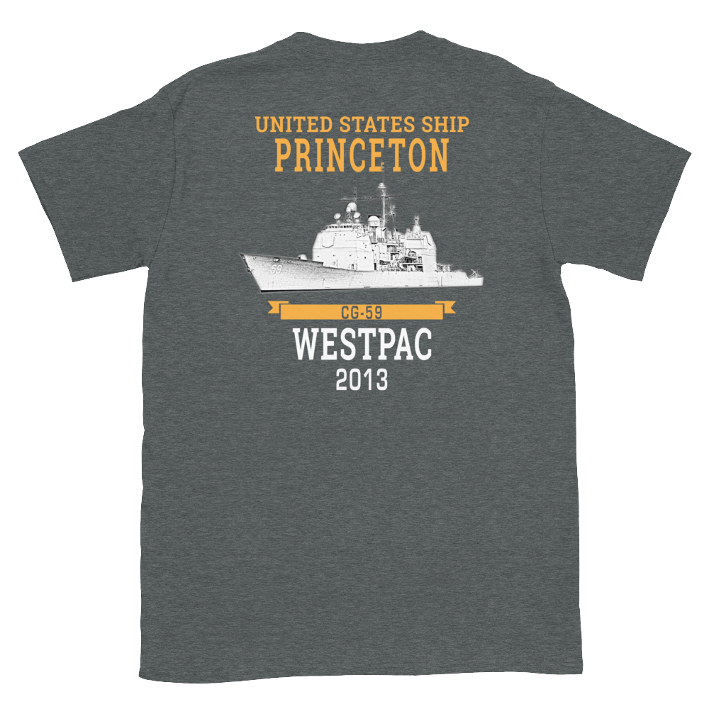 USS Princeton (CG-59) 2013 WESTPAC Short-Sleeve T-Shirt