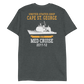 USS Cape St. George (CG-71) 2011-12 MED Short-Sleeve Unisex T-Shirt – back view, heather