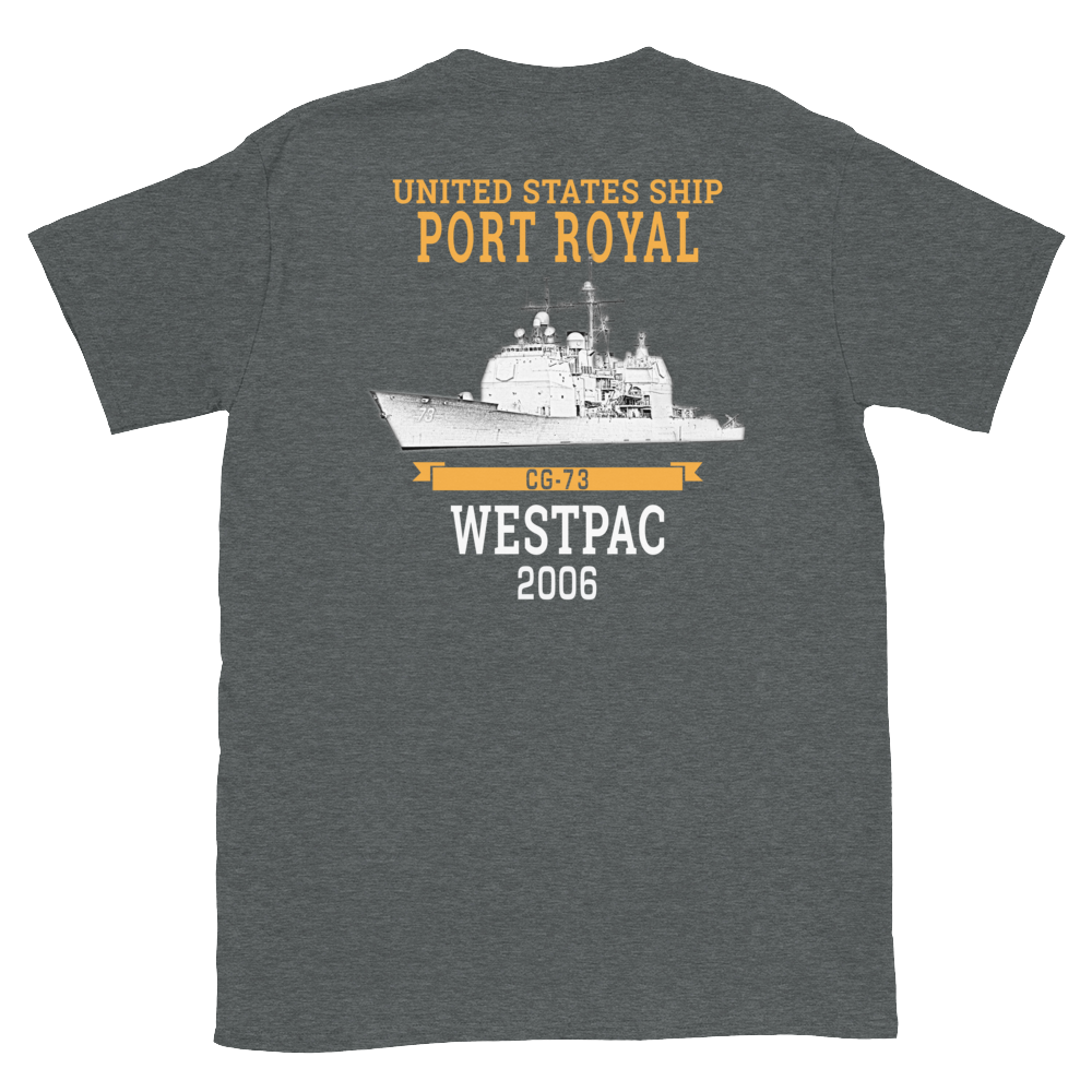 USS Port Royal (CG-73) 2006 WESTPAC Short-Sleeve Unisex T-Shirt
