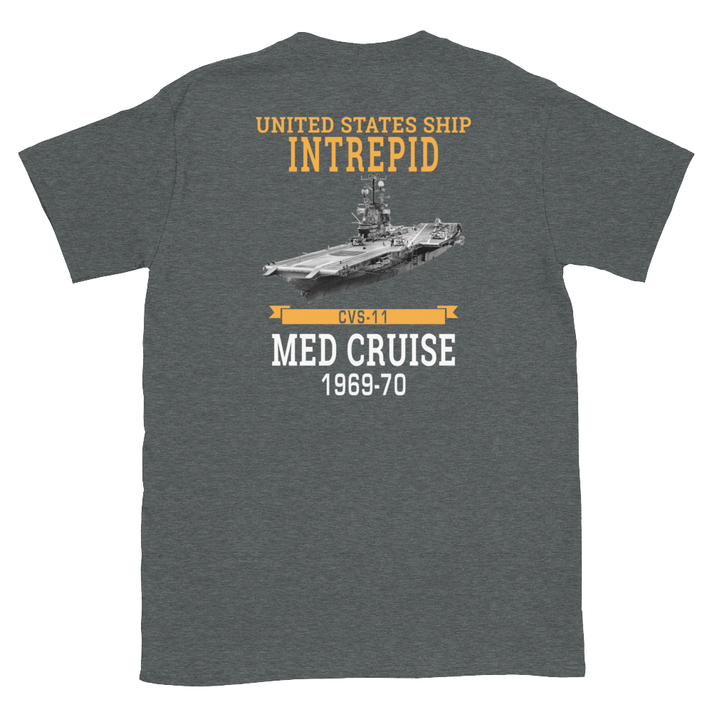USS Intrepid (CVS-11) 1969-70 MED Short-Sleeve T-Shirt